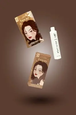 Picture of Kota Color Cream Hair Color (Natural Brown) - Brown