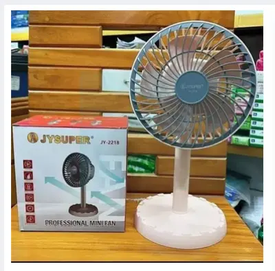 Picture of Jy Super Professional Lithium Battery Rechargeable Mini Fan | JY - 2218 (AC/DC Operation Option)