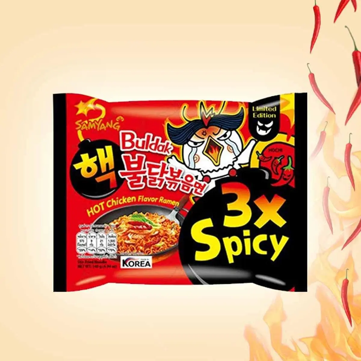 Picture of Spicy 3x  Noodles 140gm