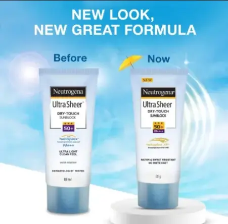 Picture of Neutrogena Ultra Sheer Dry Touch Sunblock SPF 50+ 80g