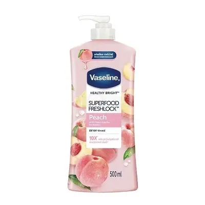 Picture of Vaseline Healthy Bright Superfood Freshlock Peach Body Lotion 500ml - Fruity