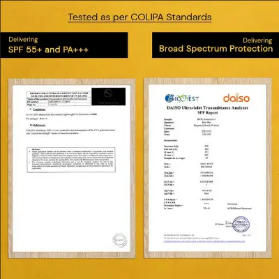 Picture of Deconstruct Lightweight Gel Water Resistant Sunscreen for Oily Skin SPF 55+ PA+++ 50g