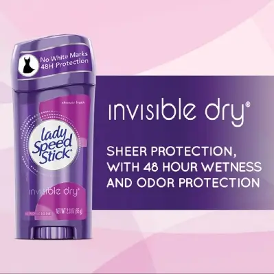 Picture of Lady Speed ​​Stick Invisible Dry Shower Fresh Antiperspirant Deodorant,65g