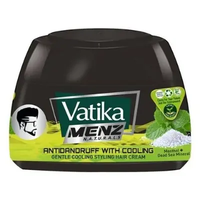 Picture of Vatika Anti-Dandruff Styling Hair Cream with Menthol + Dead Sea Mineral-140ml - Multicolor