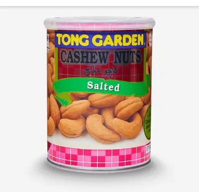 Picture of Tong Garden Salted Cashew Nuts Can 150gm