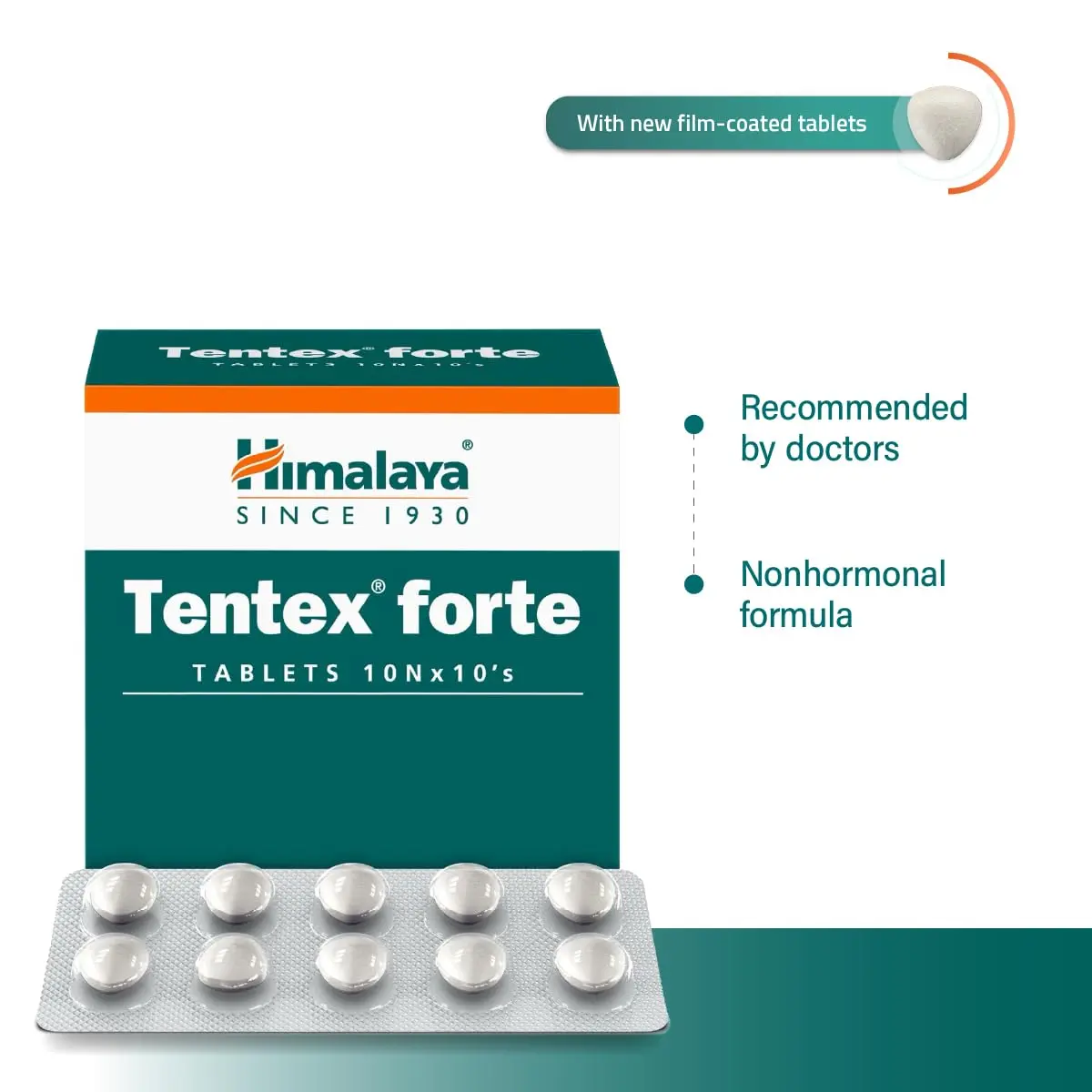 Picture of Tentex Forte Tablets - 10 Tablets (Pack of 1)