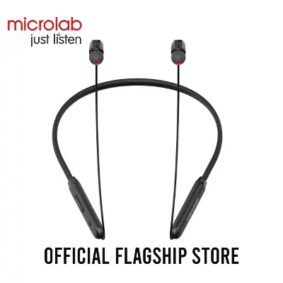Picture of Microlab Neckband-10 Bluetooth Neckband Earphone - Neckband Sports Bluetooth Earphone - Bluetooth version: V5.3 with a Range of 10 Meters - Listening Time: About 8-10 Hours - Standby Time: 200 Hours