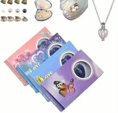 Picture of Love Pearl Kit with Pendant Necklace (Heart/Butterfly Design)