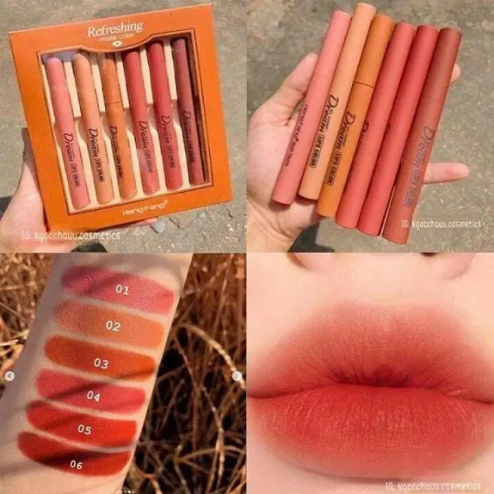 Picture of Hengfeng 6 pcs/set Dream Matte Velvet Lipstick Set