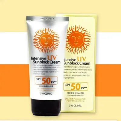 Picture of 3W Clinic Intensive UV Sunblock Cream SPF 50+PA+++ 50gm