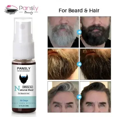Picture of PANSLY White to Natural Hair for Beard & Hair - 20ml