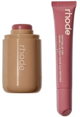 Picture of Rhode Sleepy Girl +Salty Tan Pocket Blush + Peptide Lip Tint Combo