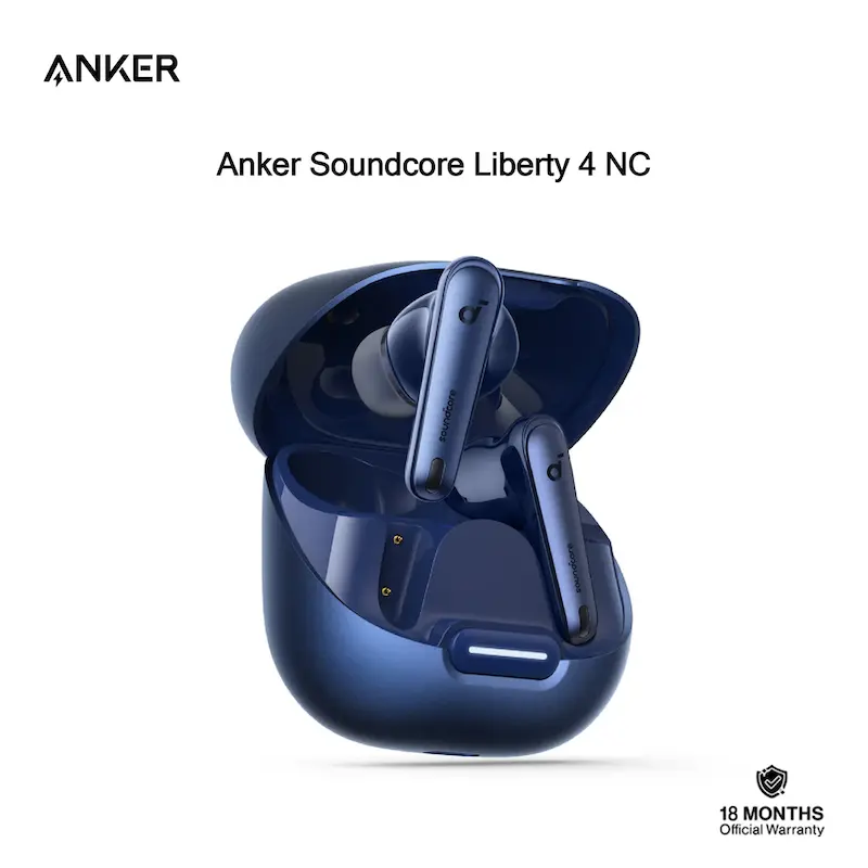Picture of Anker Soundcore Liberty 4 NC True Wireless Earbuds With Wireless Charging , Hi-Res & LDAC Support