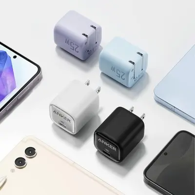 Picture of Anker Compact USB-C 25W Fast PD Wall Charger for Iphone, Samsung & Others (Cable Not Included)