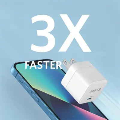 Picture of Anker PowerPort III 20W Cube Fast Charger For Iphone & Others (Cable Not Included)