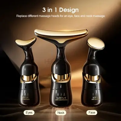 Picture of 3 IN 1 EMS Face Lifting Massager Neck Firming Eye Massage Skin Fine Lines Beauty Tools Skin Lifting Tightening Device Skin Care Tool