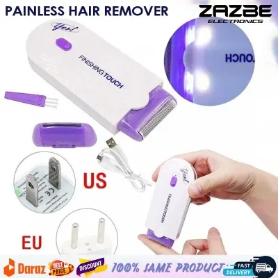 Picture of Hair Remover with Micro-Oscillation Technology for Pain-Free, Convenient, Instant Hair Removal Smooth Skin Painless Hair Eraser