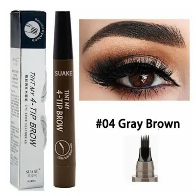 Picture of TINT MY 4-TIP BROW Liquid Eyebrow Pencil Waterproof -#04 GRAY BROWN