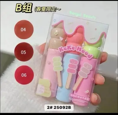 Picture of kekemood candied haws mirror lip glaze set moisturizing moisturizing water gloss cute pouty lips glass lip gloss for women