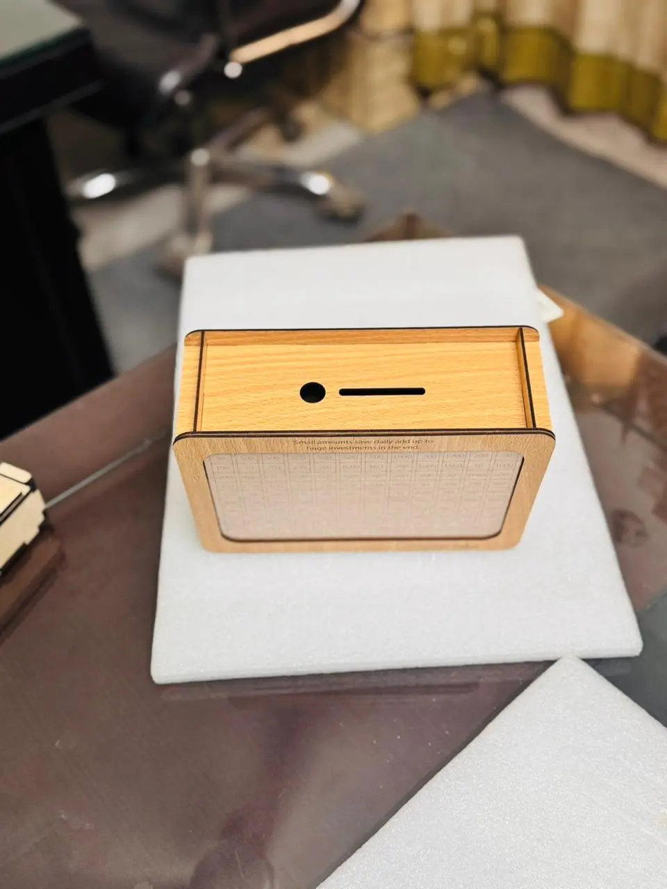 Picture of 50000 taka money saving box, bank with Tracking number