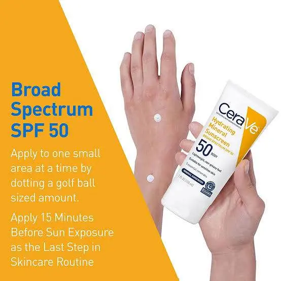 Picture of CeraVe 100% Mineral Sunscreen SPF 50 (CHINA )