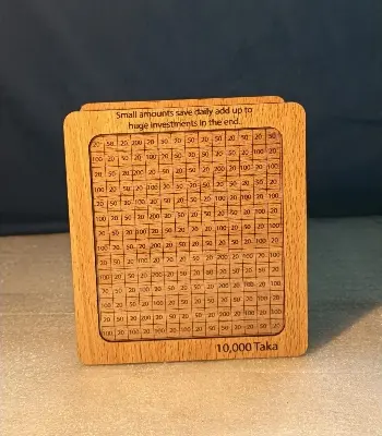 Picture of 50000 taka money saving box, bank with Tracking number