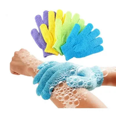 Picture of Exfoliating Bath Gloves Body Scrub 1Pair (Multicolour)