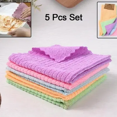 Picture of Microfiber Kitchen Towel 5Pcs Set (Multicolour)