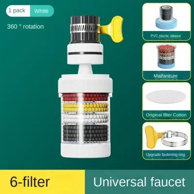 Picture of 6 Layer 360 Degree Rotatable Water Filter Faucet Water Purifier