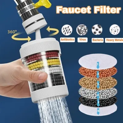 Picture of 6 Layer 360 Degree Rotatable Water Filter Faucet Water Purifier
