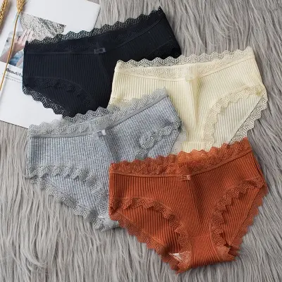 Picture of Pure Cotton  Lace Panty (RPN003)