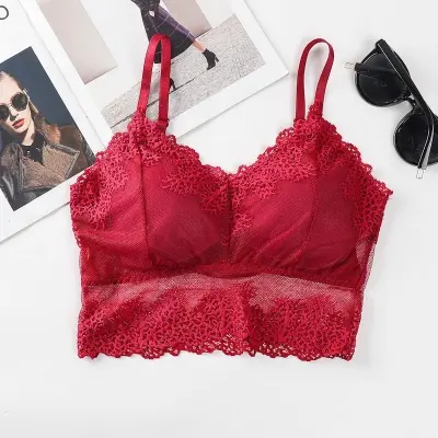 Picture of Lace Snowflake U-shaped Cup Bra (RBR011)