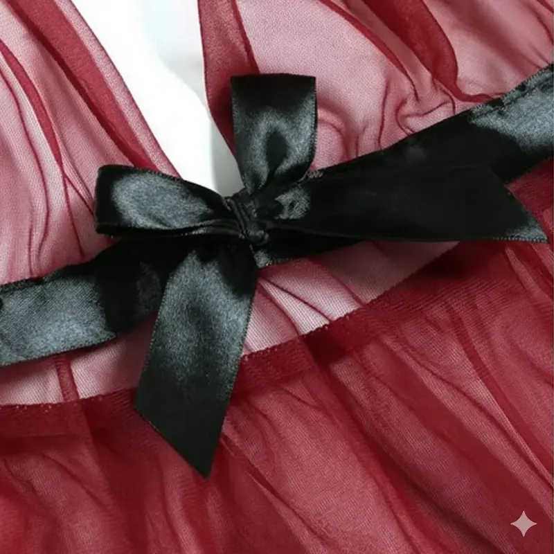 Picture of Romantic Solid Plain Nightwear (DAR004)