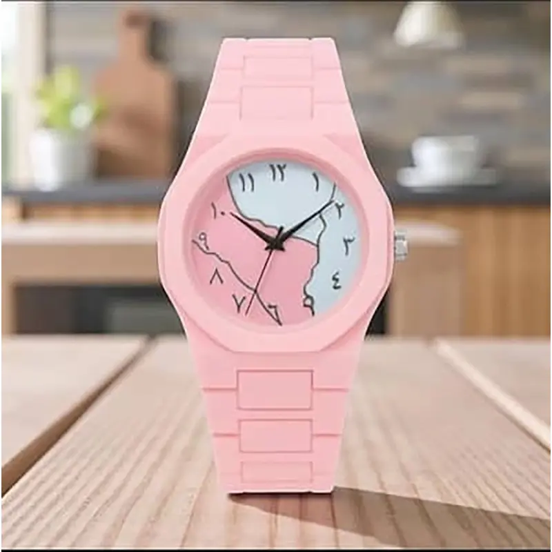 Picture of ladies Arabic Dial Premium Marble Finish Ladies Watch with Butterfly Lock