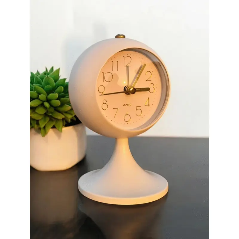 Picture of Table Alarm Clock Premium design White Color