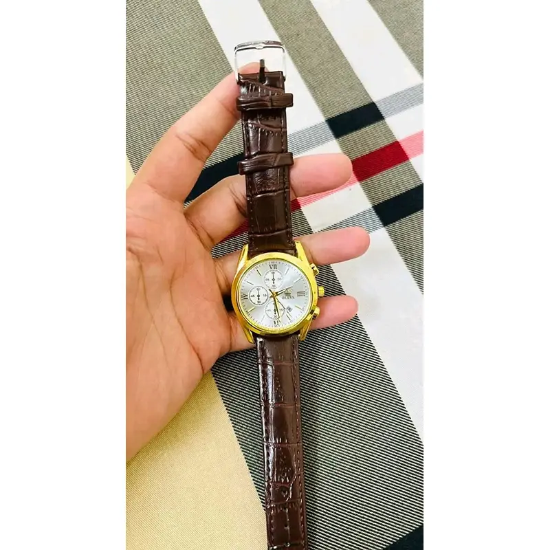 Picture of Olevs Leather belt watch for girls 