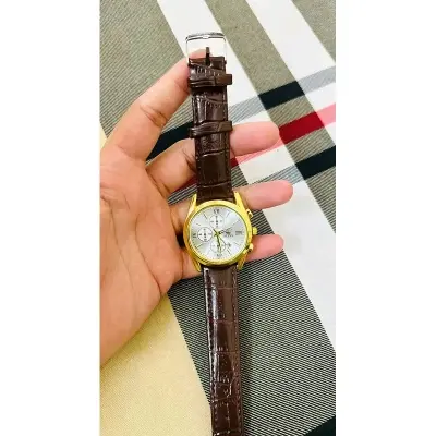 Picture of Olevs Leather belt watch for girls 