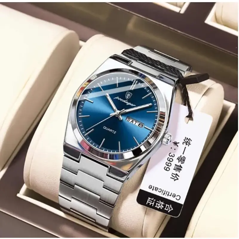 Picture of Poedagar 930 Stainless Steel Quartz Luminous Wristwatch Stainless Steel Quartz Luminous for Men