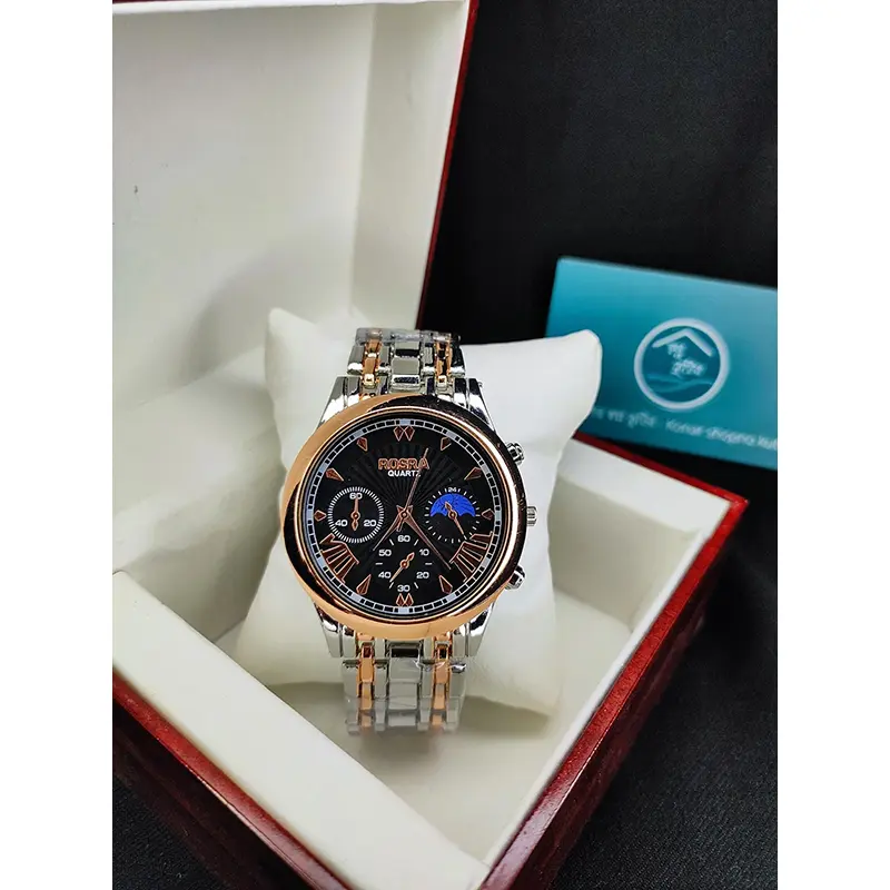 Picture of Analog Men's Lux Stainless Steel Watch for Men GOLDEN - Watch For Men - Watch