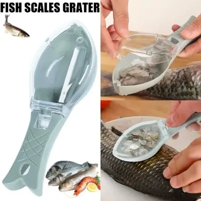 Picture of Fish Cleaning Peeler Scaler Scraper Kitchen Cooking Tool - Make Fish Preparation Effortless With This Handy Kitchen Tool