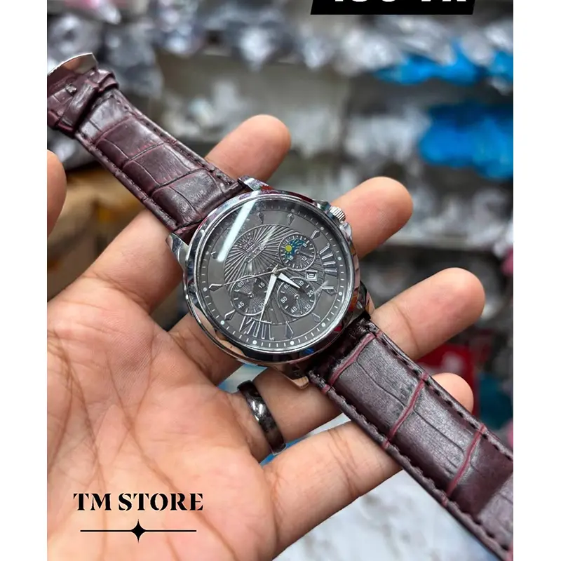 Picture of Men's Business Wrist Watch Quartz Casual Belt Men's Watch Brown Watch