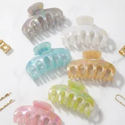 Picture of Super Quality Multicolour stylish Hair Clutcher for girls and women, Kakra, 1pcs