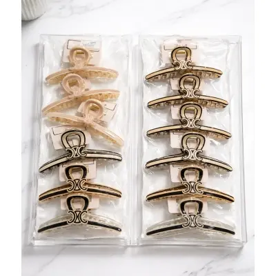 Picture of Super Quality Multicolour stylish Hair Clutcher for girls and women, Kakra, 1pcs