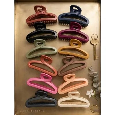 Picture of Super Quality Multicolour stylish Hair Clutcher for girls and women, Kakra, 1pcs