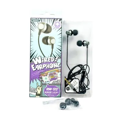 Picture of Remax Rm 512 Wired Black Music Earphone I Rm 512 Headset