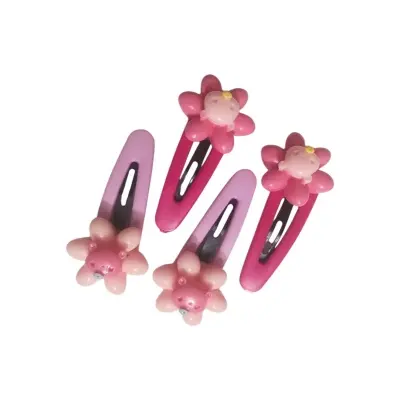 Picture of new design Hair clips for girls 4 pcs