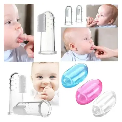 Picture of Silicone Baby Finger Tooth Brush with box
