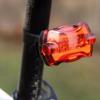 Picture of Safety Waterproof Bicycle Tail Light Battery System - Red