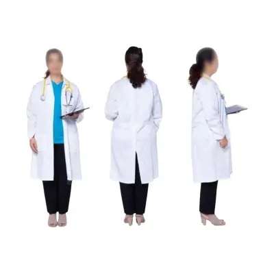 Picture of Female Doctor, Nursing and Students Medical Apron Better Quality And Good Stitching Pure Korean soft Aprons