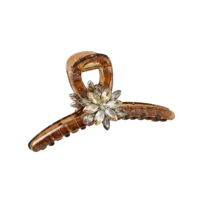 Picture of Super Quality Multicolour stylish Hair Clutcher with flower for girls and women, Kakra, 1pcs